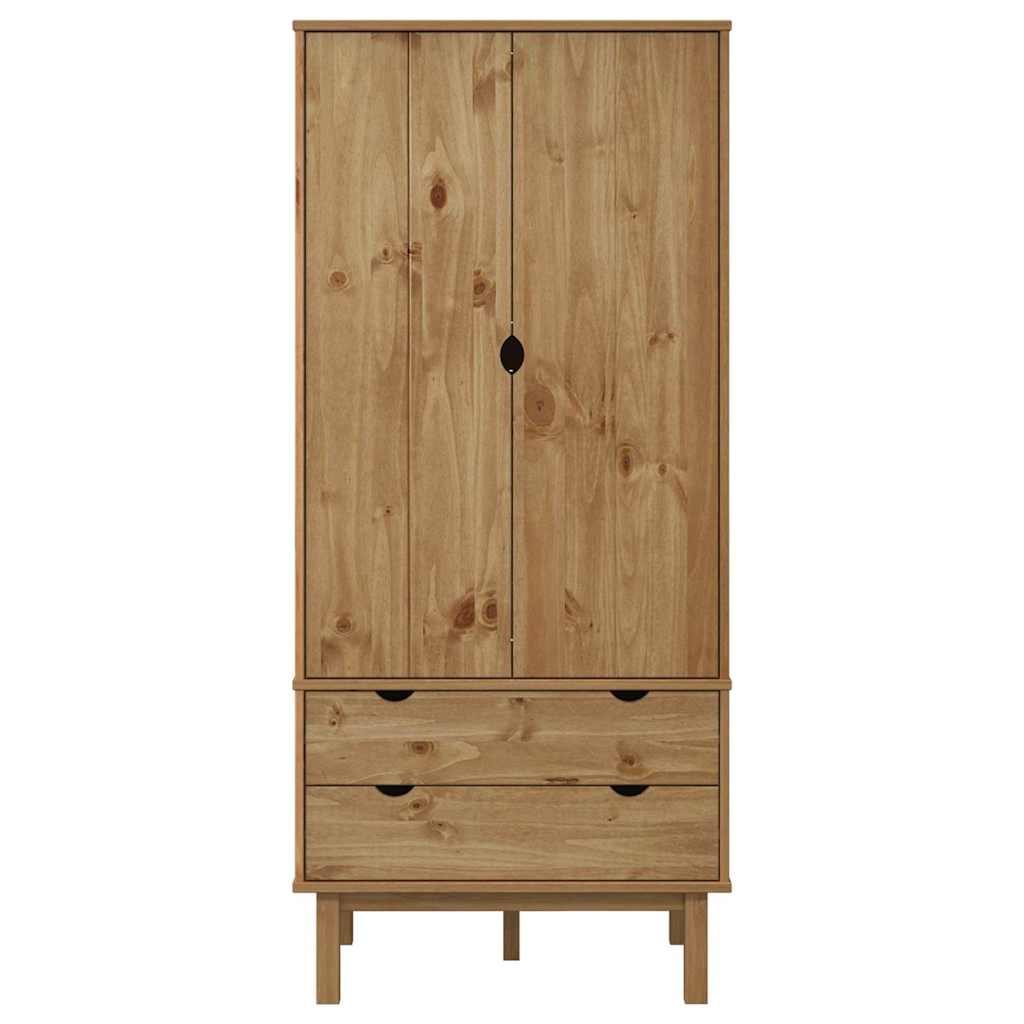 Armoire Enfant Pin Massif 2 Tiroirs | Cassiopée
