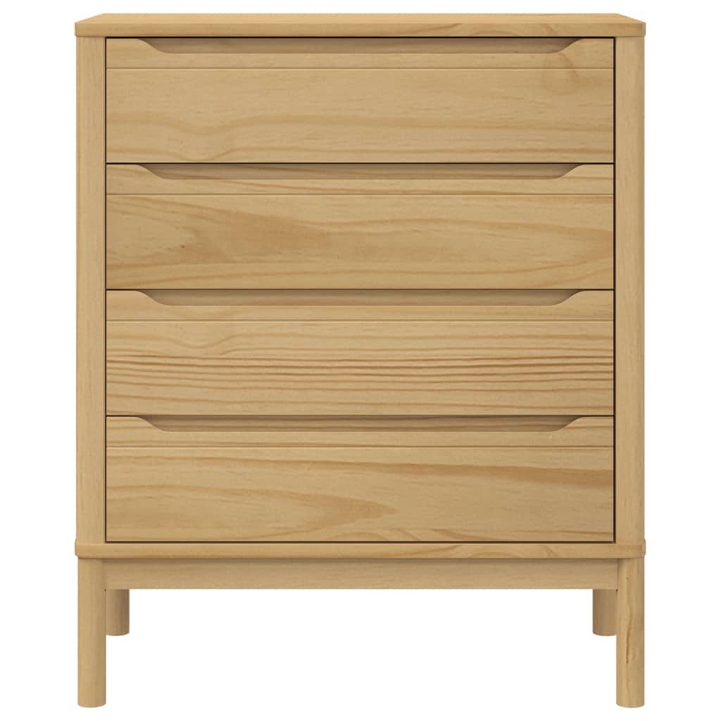 Commode Bébé 4 Tiroirs Pin Massif | Polaris