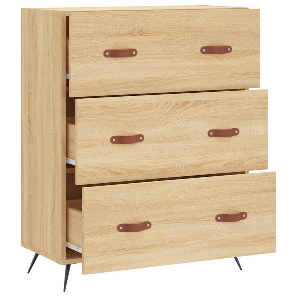 Commode Enfant 3 Tiroirs Pieds Métal | Rigel
