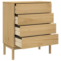 Commode Bébé 4 Tiroirs Pin Massif | Polaris