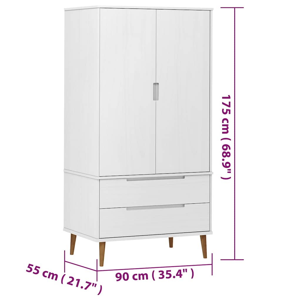 Armoire Enfant Scandinave Penderie | Andromède
