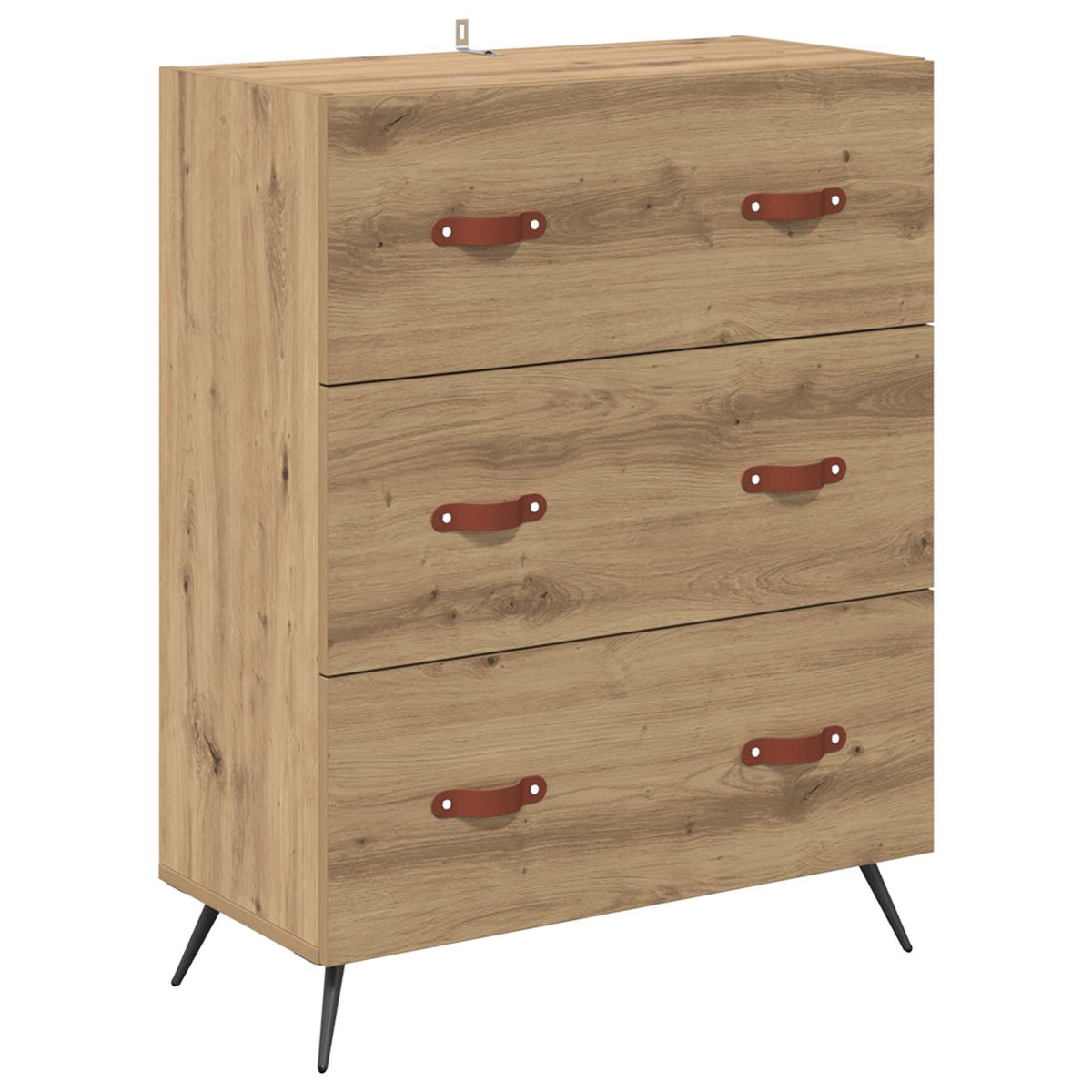 Commode Enfant 3 Tiroirs Pieds Métal | Rigel