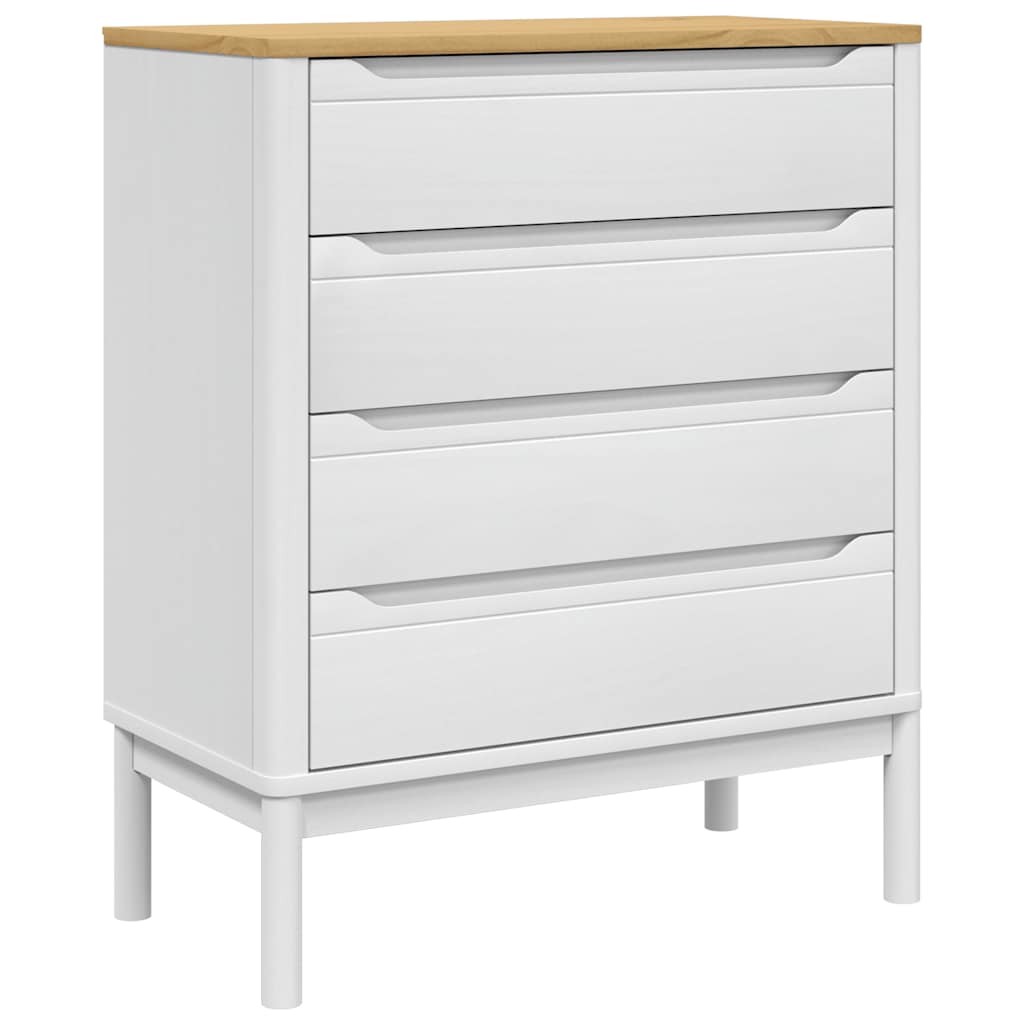 Commode Bébé 4 Tiroirs Pin Massif | Polaris