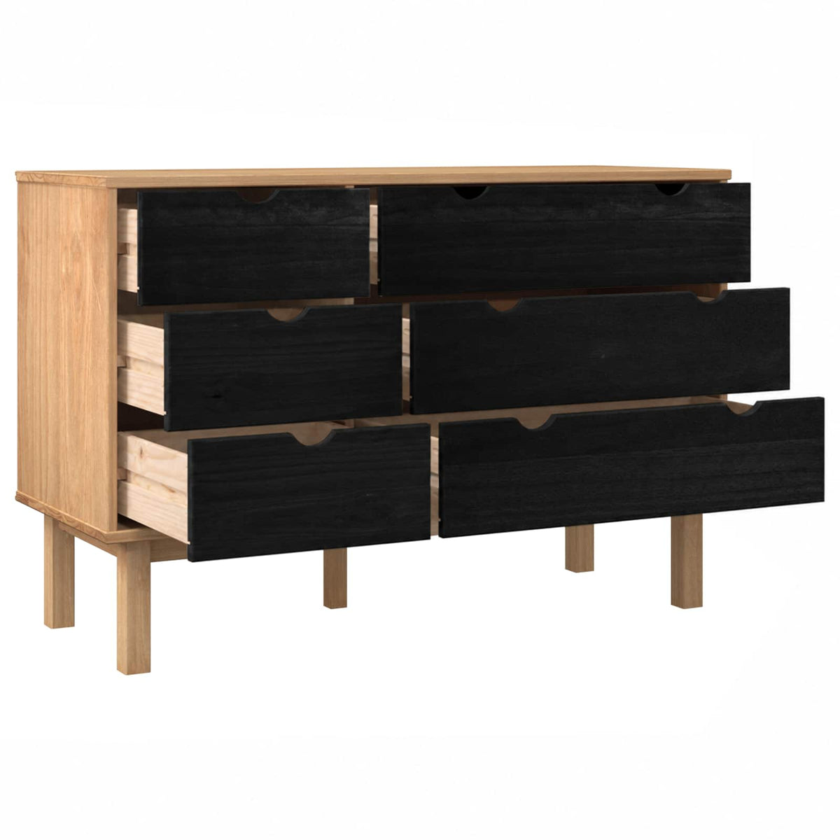 Commode Enfant 6 Tiroirs en Pin Massif | Véga