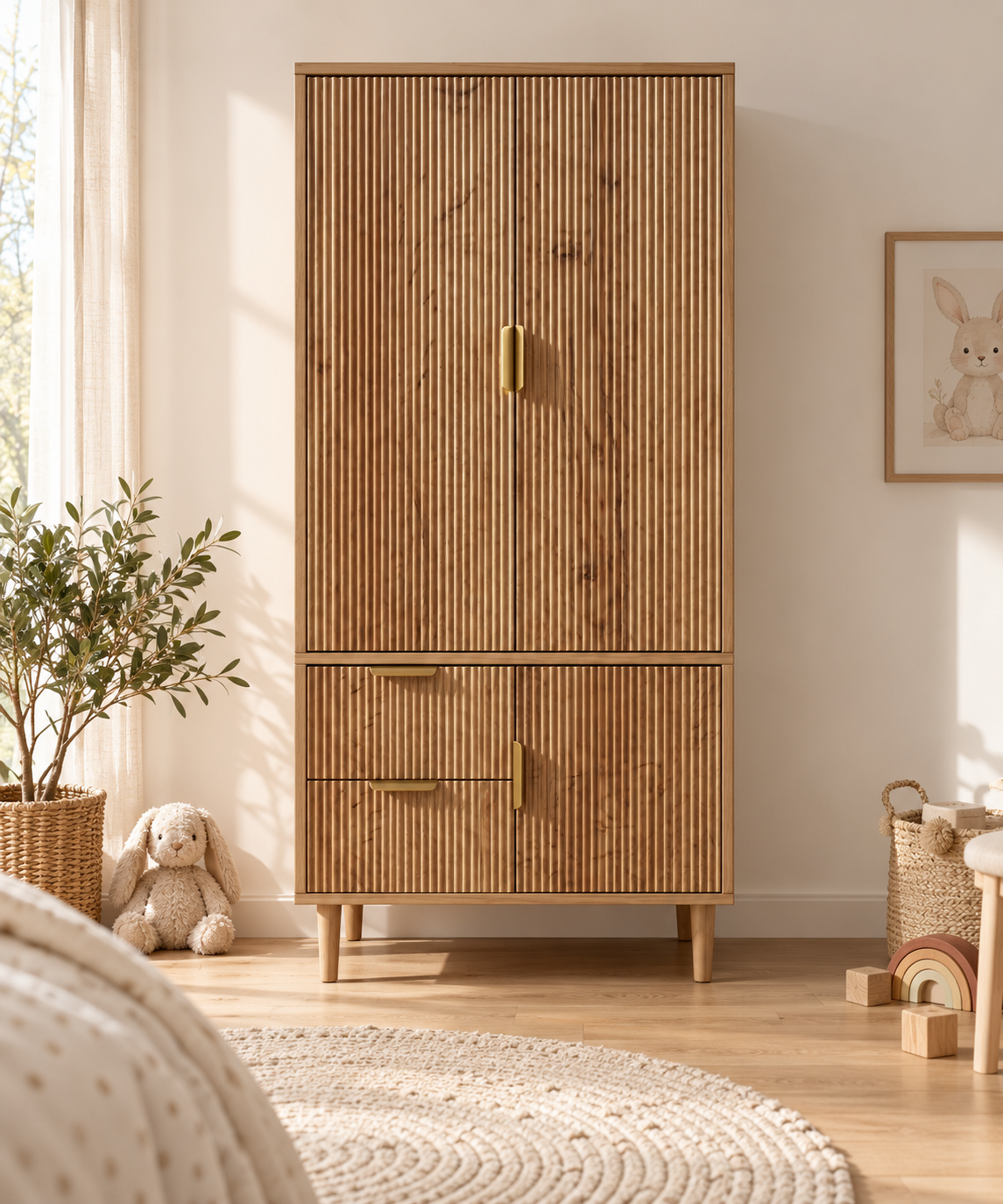 Armoire Enfant Bois Clair | Capella