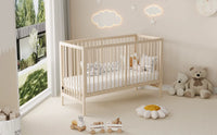Lit Bébé à Barreaux en Bois | Mira
