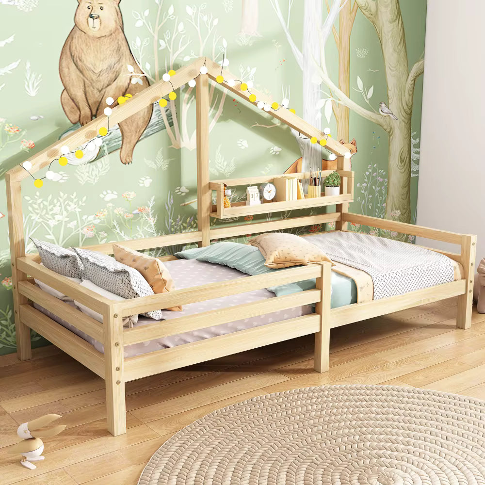 Lit Cabane Scandinave en Pin | Polaris