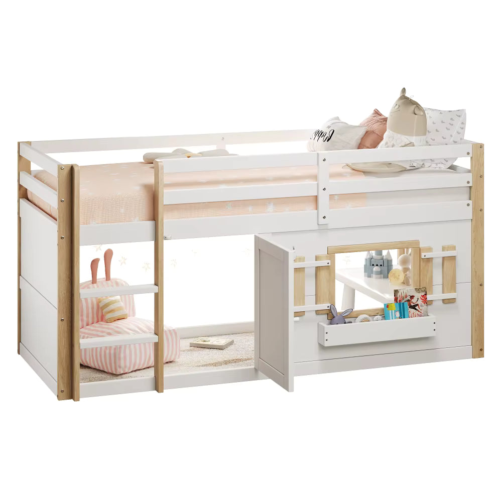 Lit Mezzanine Blanc 90 x 200 cm | Orion