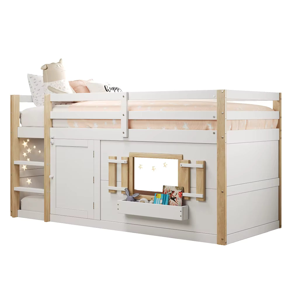 Lit Mezzanine Blanc 90 x 200 cm | Orion
