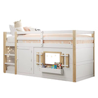 Lit Mezzanine Blanc 90 x 200 cm | Orion