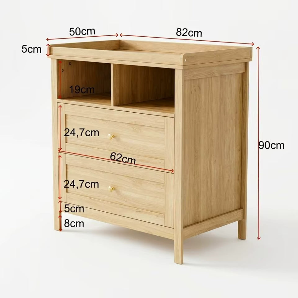 Table à Langer en Bois 90 cm | Vega
