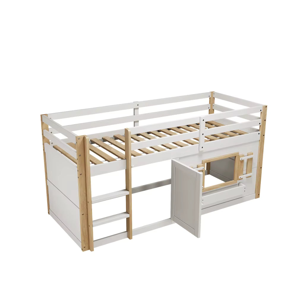 Lit Mezzanine Blanc 90 x 200 cm | Orion