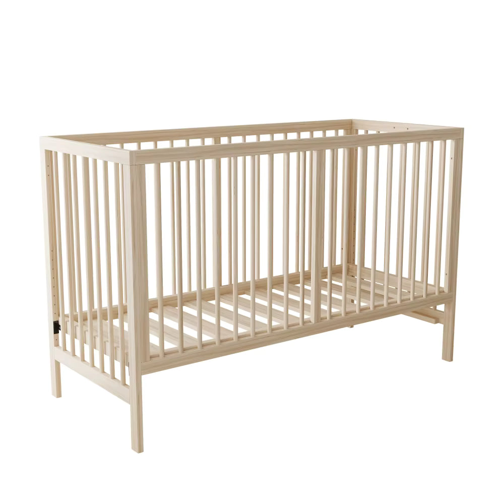 Lit Bébé à Barreaux en Bois | Mira