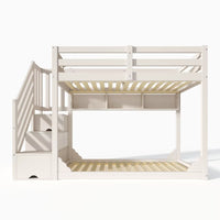 Lit Superposé Blanc Décor Nuage | Pégase